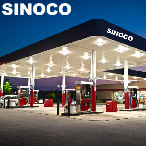 led gas station light